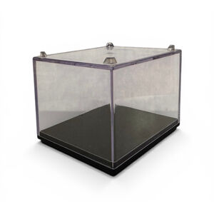 Clear & Black Display Storage Box for 1/6 Scale Mini Shoes - Brand New